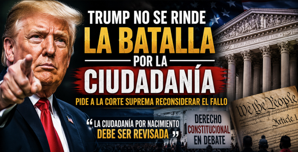 Trump Busca Reactivar La Batalla Por La Ciudadanía