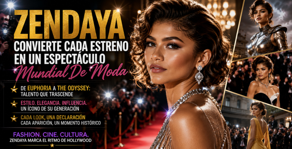 Zendaya Convierte Cada Estreno En Un Espectáculo Mundial De Moda