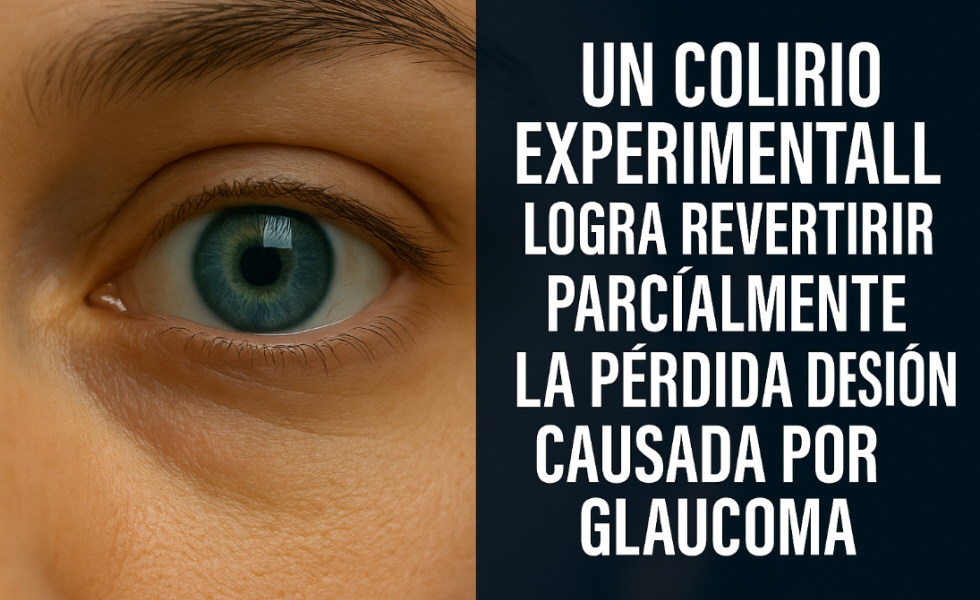 Colirio logra revertir la pérdida de visión causada por glaucoma