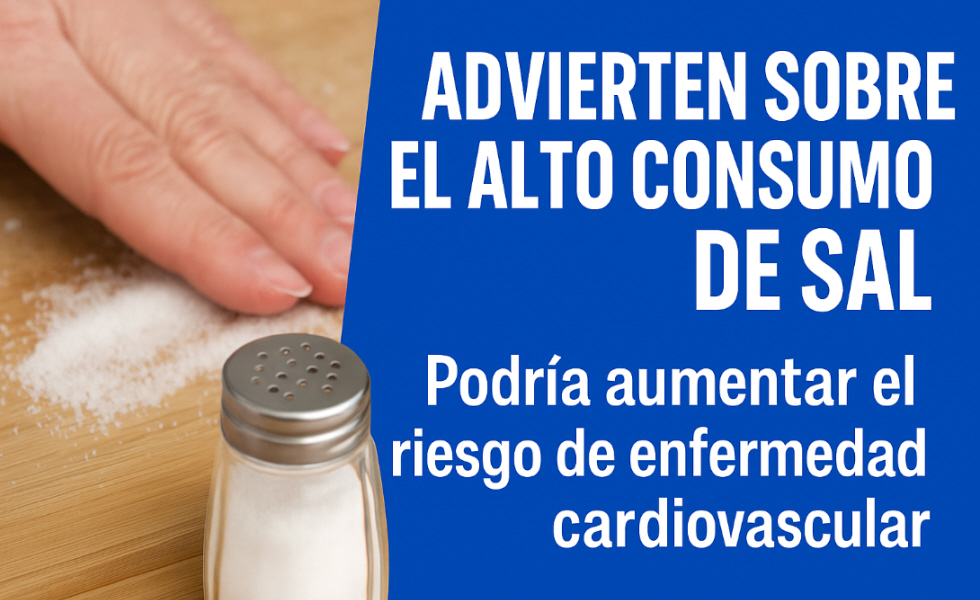 La sal en exceso no solo daña el corazón: también afecta  al cerebro
